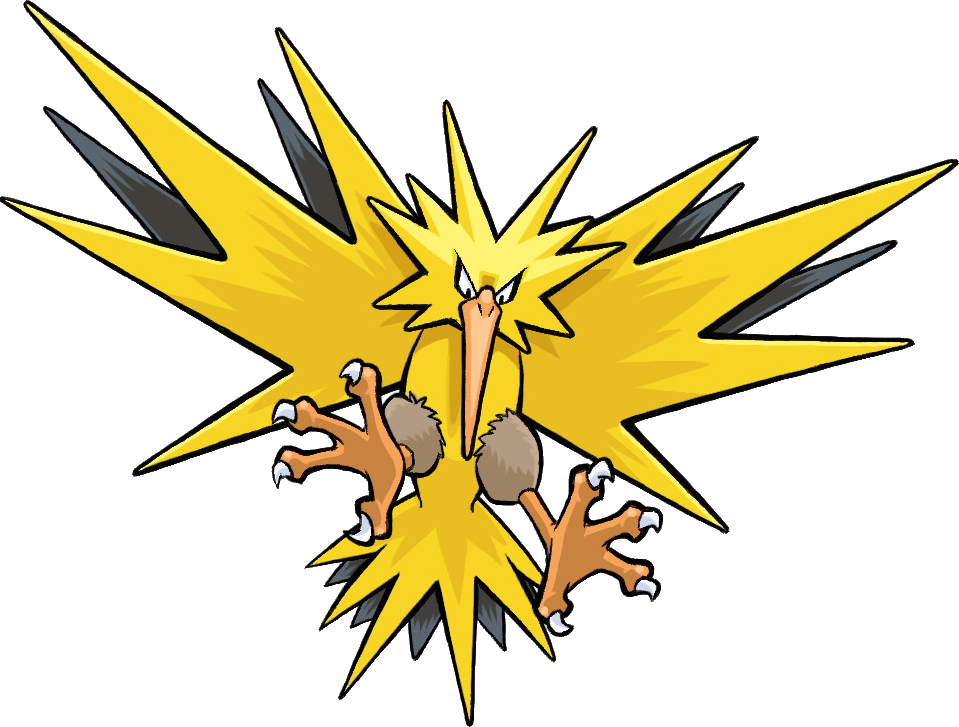 145zapdos Pokemon Ranger Guardian Signs - Legendary Yellow Bird Pokemon (959x727)