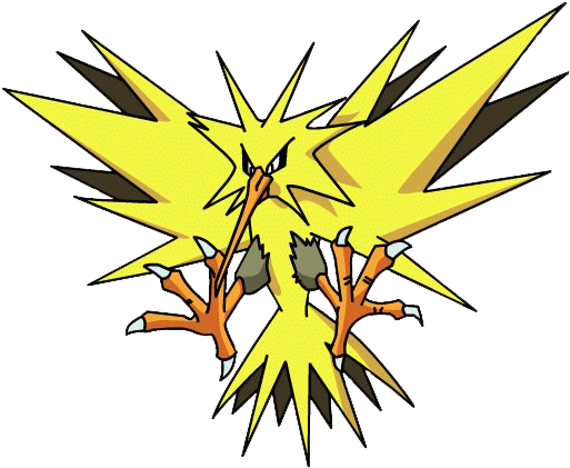 Zapdos - Pokemon Zapdos (525x425)