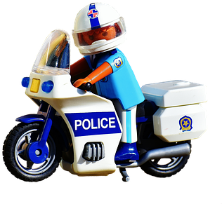 Police, Motorcycle, Cop - Police (376x340)