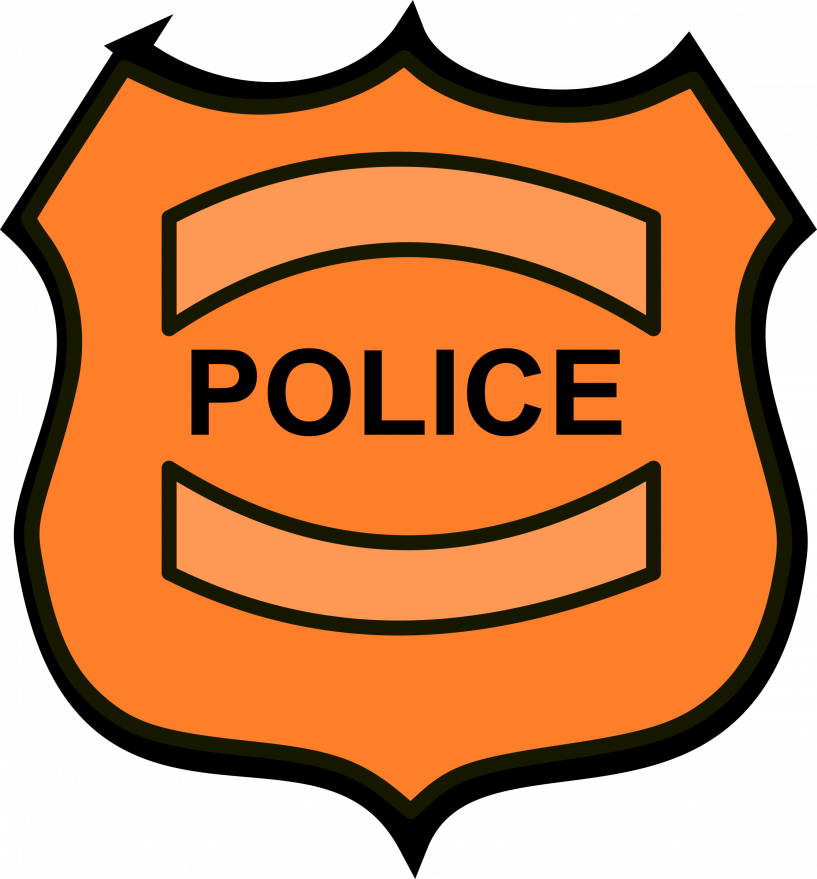 Clipart Of Police Badge (817x879)