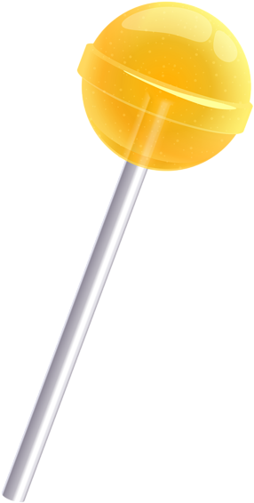 Lemon Clipart Lollipop - Lollipop Stick Png (333x600)