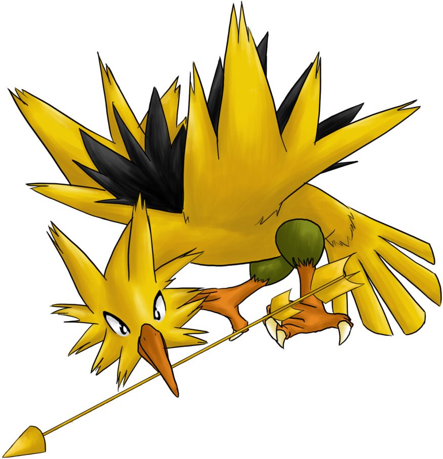 Pokemon Mega Zapdos - Zapdos Shiny (1024x1024)