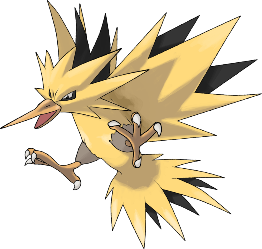 Zapdos Origins - Pokémon - Zapdos (917x871)
