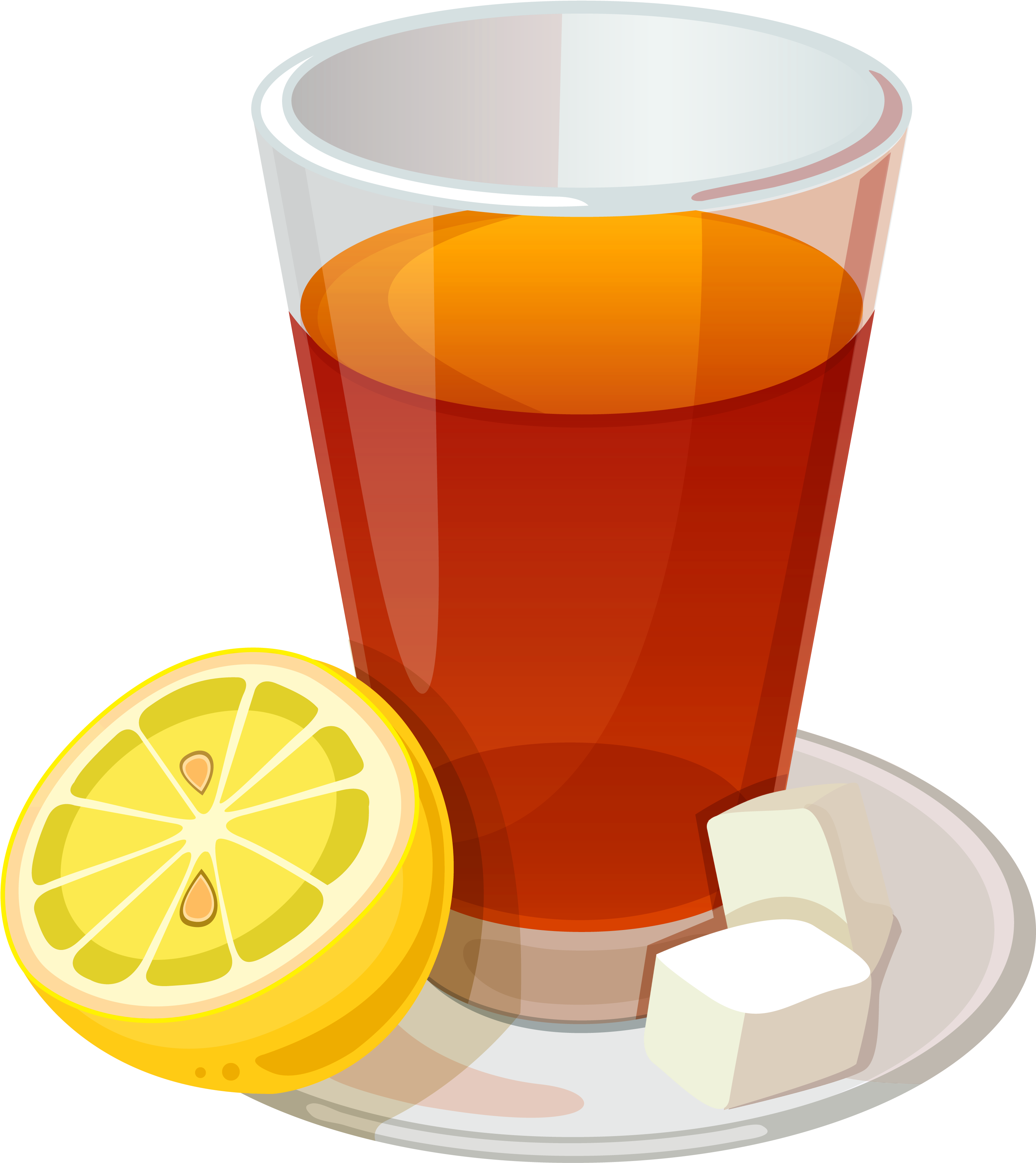 Beverage Clipart Lemon Tea - Tea Png Clipart (3414x3793)