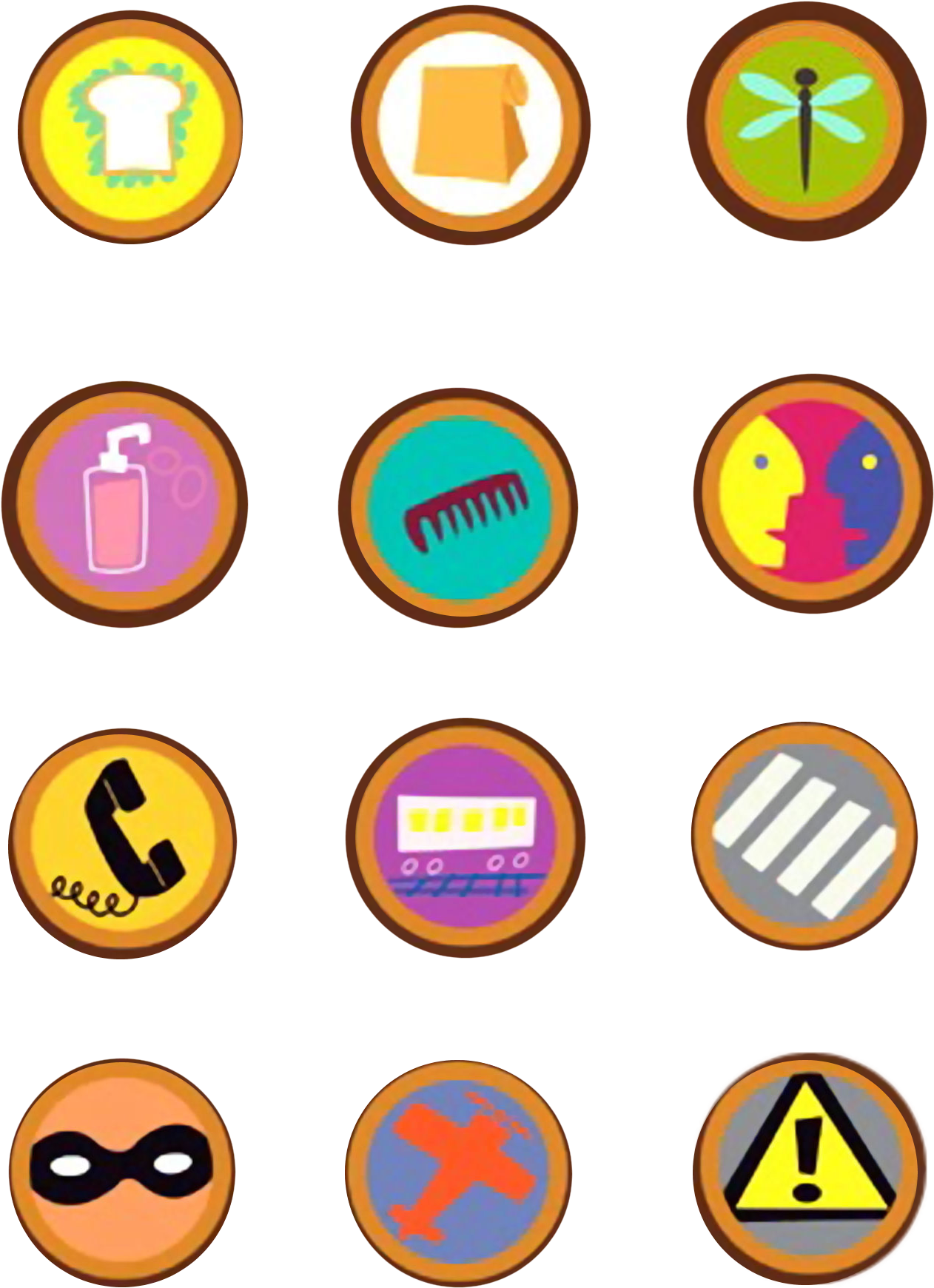 Wilderness Explorer Badges Clipart - Circle (1466x1901)
