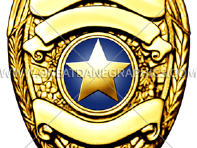 Police Badge Art - 100anb - (flag-g-1-33) - American Gold Police Officers (640x480)