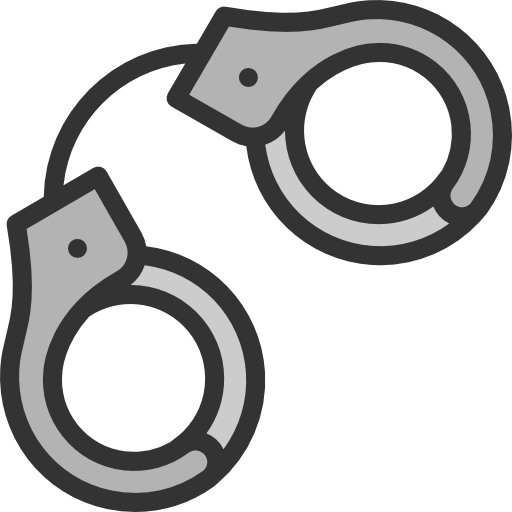 Prison Police Officer Handcuffs Clip Art - Png Police Man (512x512)