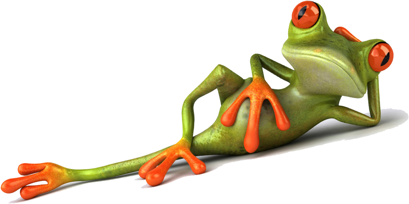 Наклейка на машину лягушка