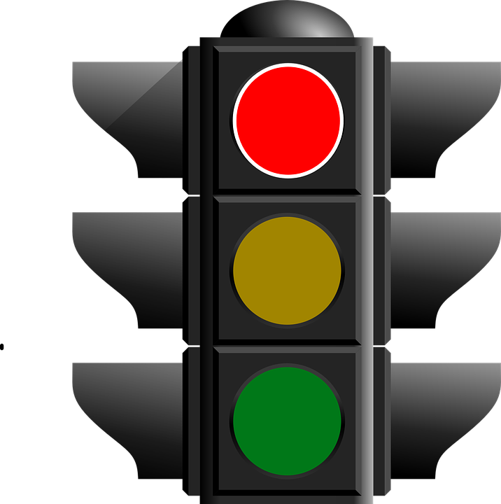 Traffic Light Clipart Light Energy - Red Traffic Light (716x720)