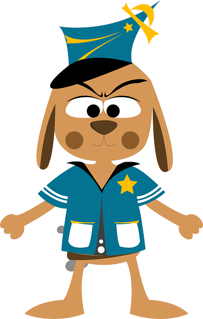 Character Police Dog, Dog, Police, Uniform, Animal, - National Animal Control Officer Appreciation Week 2018 (408x640)