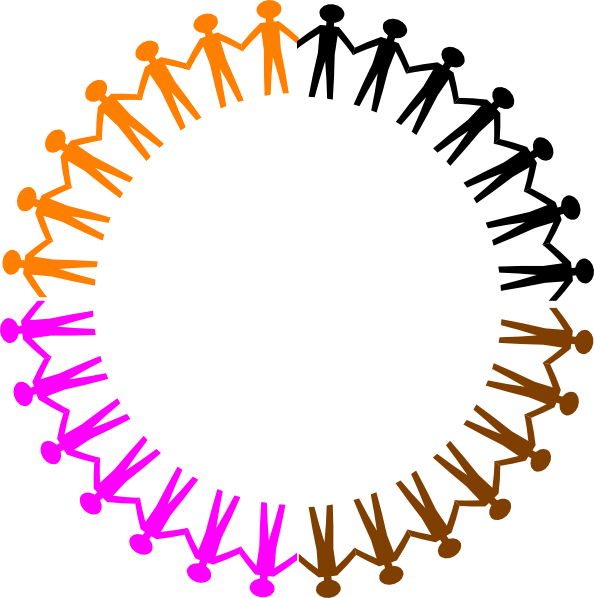 Unity 4 Clip Art At Clker - Pure Democracy (594x598)
