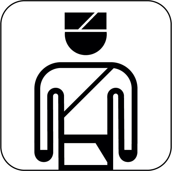 Policeman Option - Hospital Symbols (599x598)