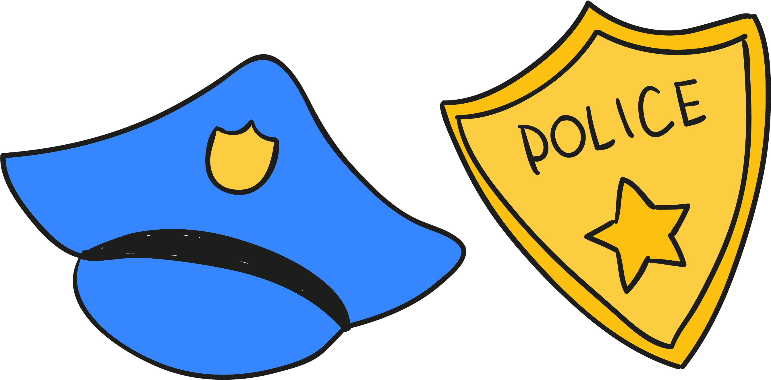 Badge Police Officer Clip Art - Police Officer (3200x1350)