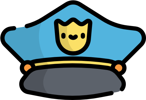 Police Hat Free Icon - Police Hat Free Icon (512x512)