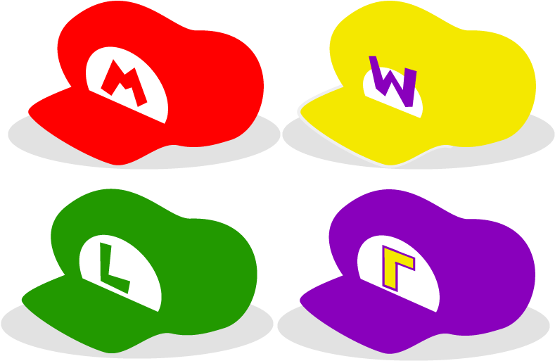Cap Clipart Mario - Super Mario Hat Logo (813x533)