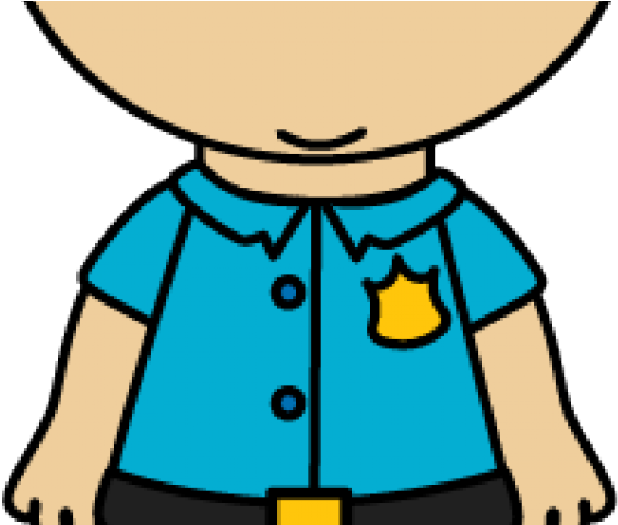 Police Officer Clipart - Black And White Policeman Clipart (640x480)