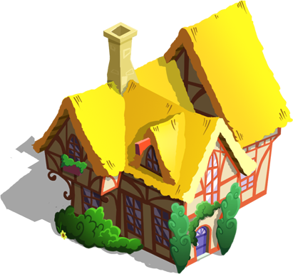 Ponyville House - My Little Pony House (411x385)