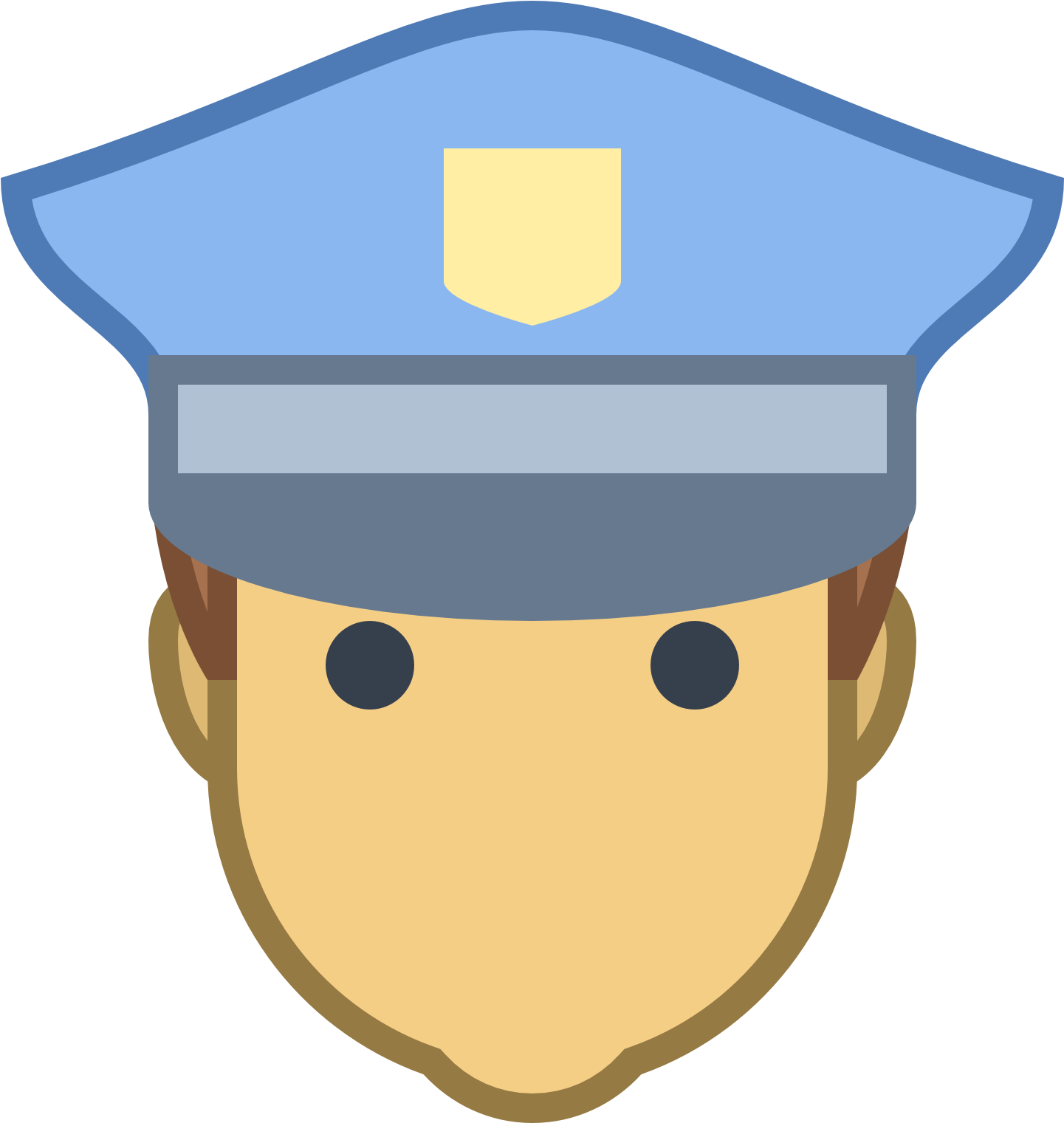 Admin - Police Hat Vector Png (1600x1600)