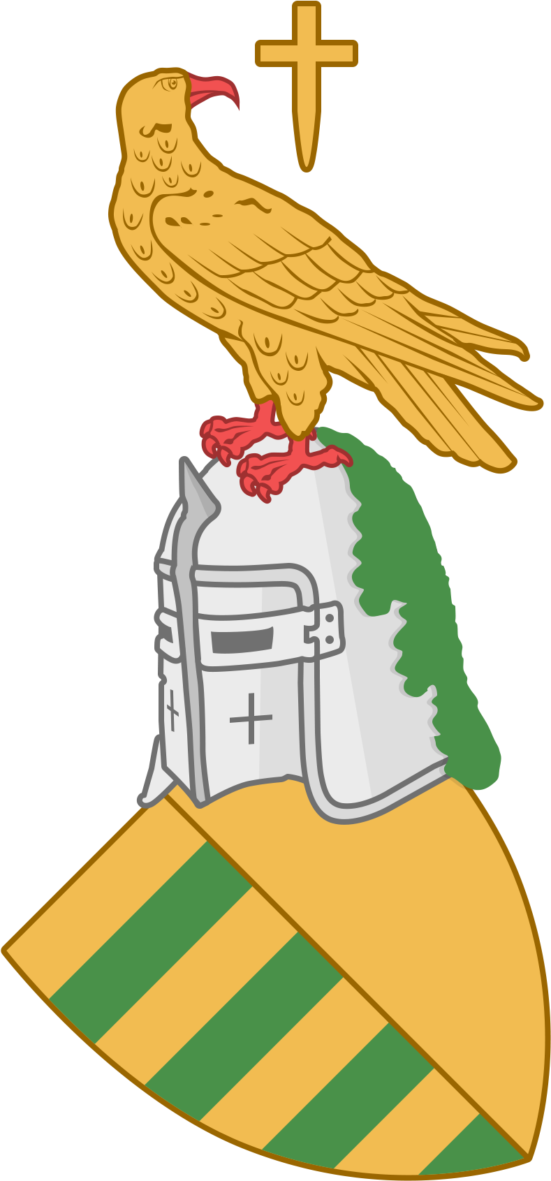 House Of Basarab Quote Of Arms - Basarab Coat Of Arms (1000x1800)
