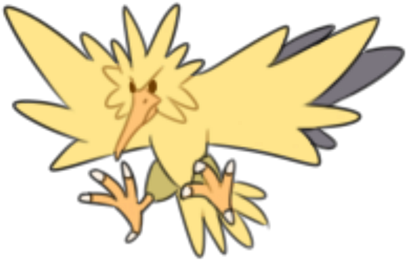 Doodle Zapdos Made By Theonlyoverseer - Sunflower (420x420)