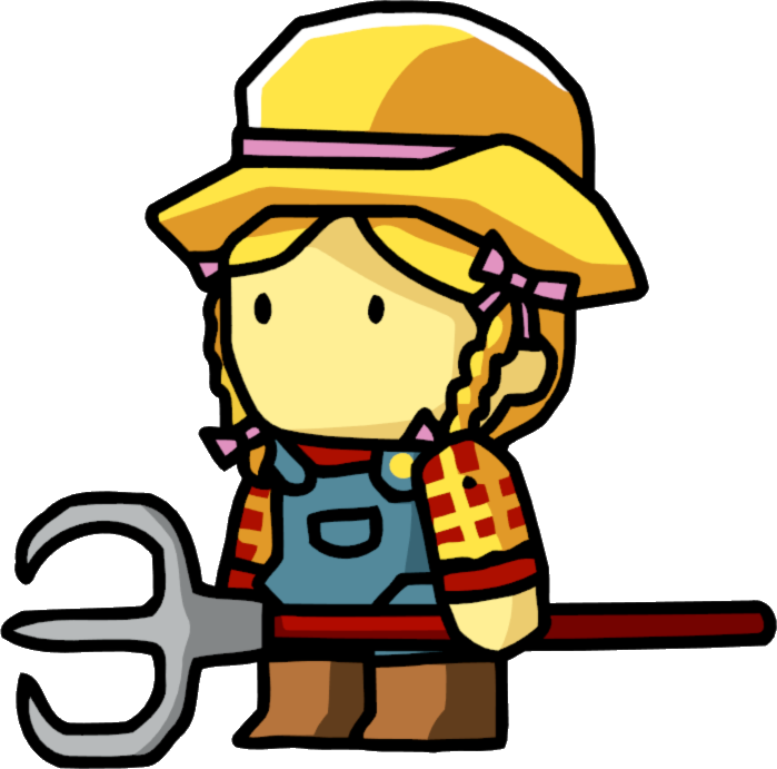 Farmer Png Scribblenauts (699x691)