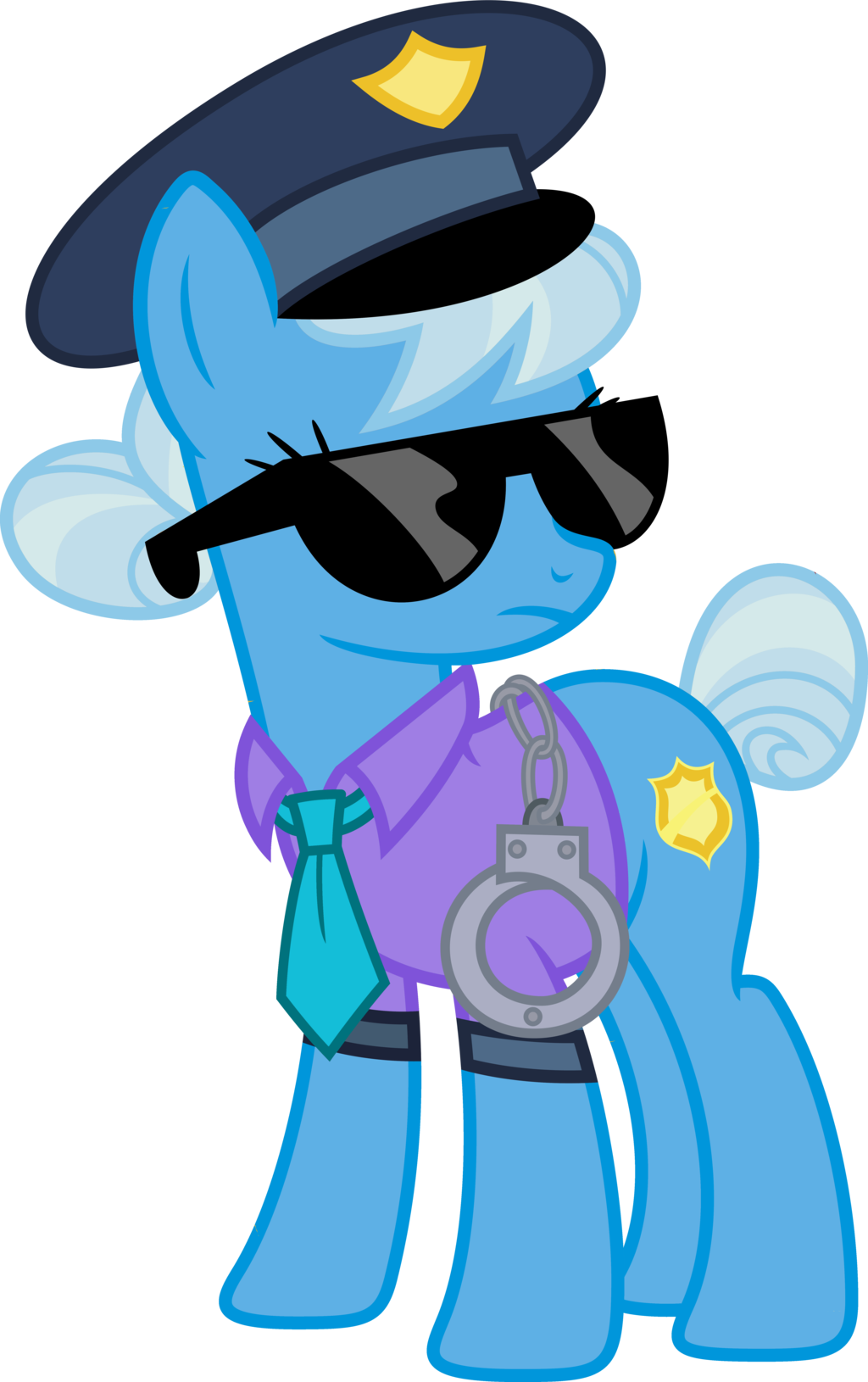 Policemare Trixie By Blah23z Policemare Trixie By Blah23z - Rainbow Dash Police (1024x1630)