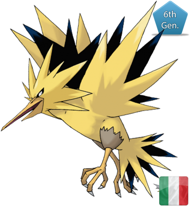 Zapdos View Larger - Pokemon Clip Art Zapdos (458x458)