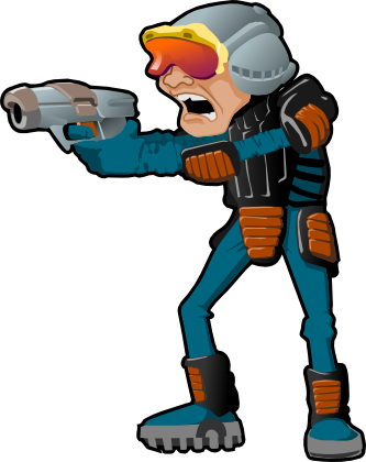Space Police 62 - Space Police Png (333x420)