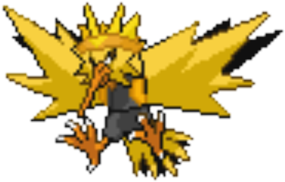 Team Leader Zapdos - Zapdos Sprite (420x420)