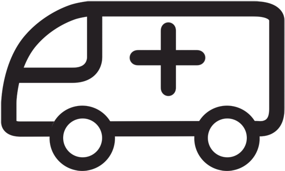 Outline Of Ambulance - Ice Cream Truck Png (600x600)
