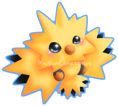 Image Result For Super Cute Zapdos - Chibi Zapdos (400x400)