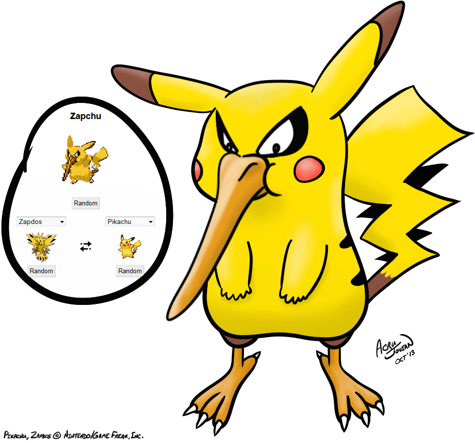 Zapchu - Pokemon Zapchu (1000x920)