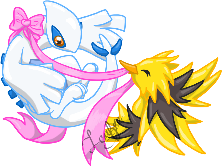 Chibi Lugia Zapdos By Leafye - Zapdos Chibi (900x695)