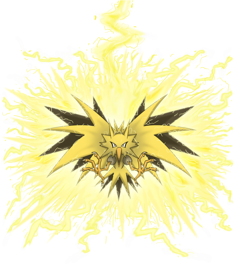 Zapdos Thunder By Shinragod - Illustration (786x1017)