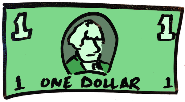 Dollar Bill Clipart Transparent (600x330)