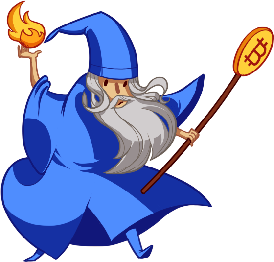 Bitcoin Wizard By Dayvi - Magic Internet Money Wizard (600x600)
