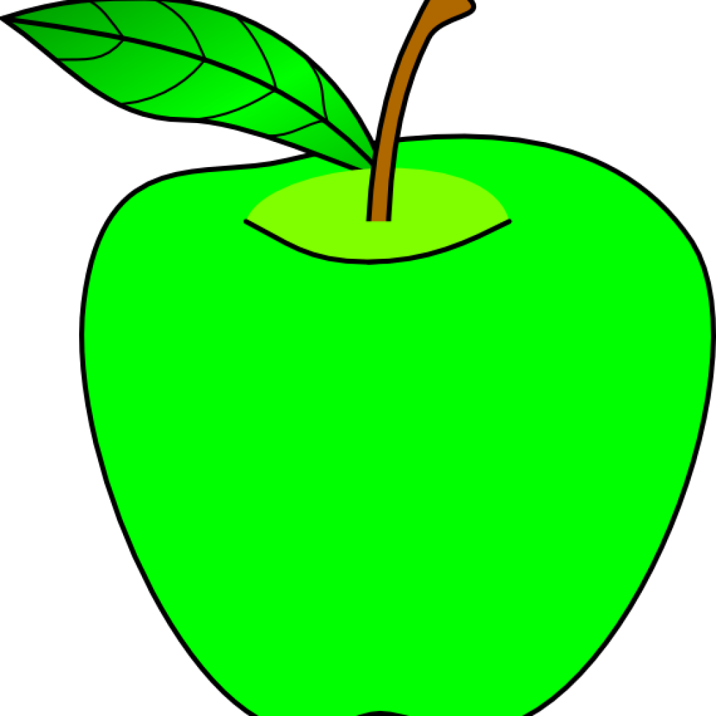 Green Apple Clipart Bat Clipart Hatenylo Com Rh Hatenylo - Clip Art Of A Green Apple (1024x1024)