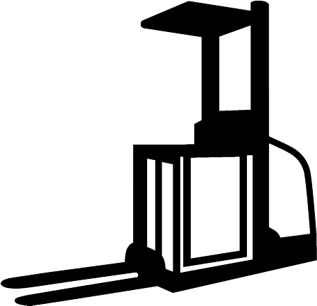 Order Picker - Order Picker Forklift Clipart (640x480)