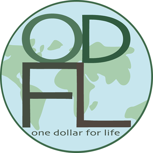 Colored 519×519 Px, Transparent Outside Circle, Thick - One Dollar For Life (527x527)