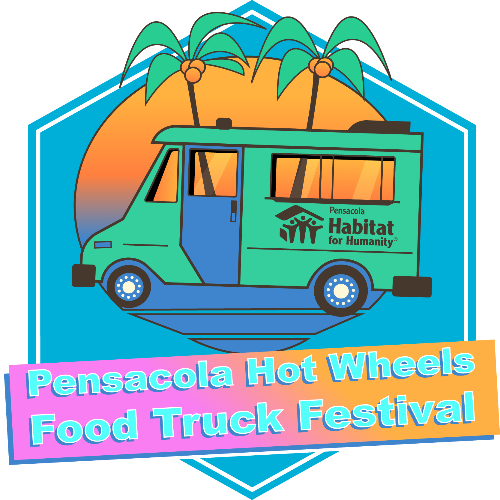 Hot Wheels Food Truck Festival - Pensacola Hot Wheels Food Truck Festival (1667x1667)