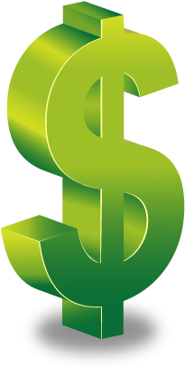 Dollar Free Cut Out Png Images - 3d Dollar Sign Png (512x512)