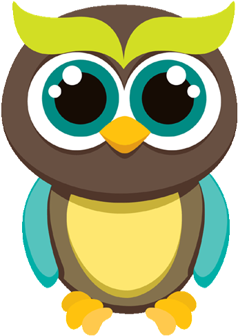 Animal Owl - Wandsticker Halber Linker Eulenbaum (600x512)