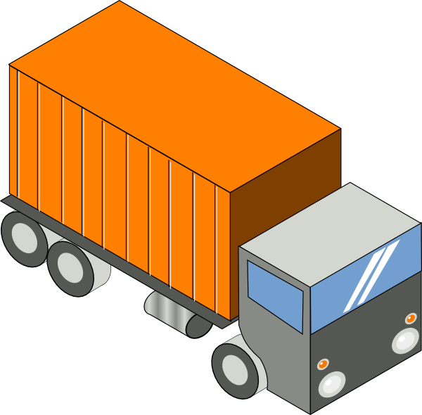 Small - Un Camion Clipart (600x590)