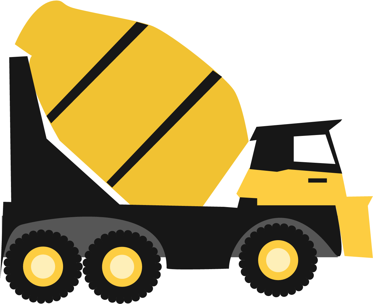 Construction Trucks Svg Files Example Image - Png Prettygrafik Construction Clipart Transparent (1500x1500)