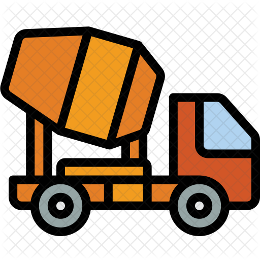 Cement Mixer Icon - Construction (512x512)