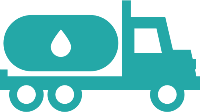Water Delivery Truck Icon Png Clipart - Water Truck Icon Png (1060x1060)
