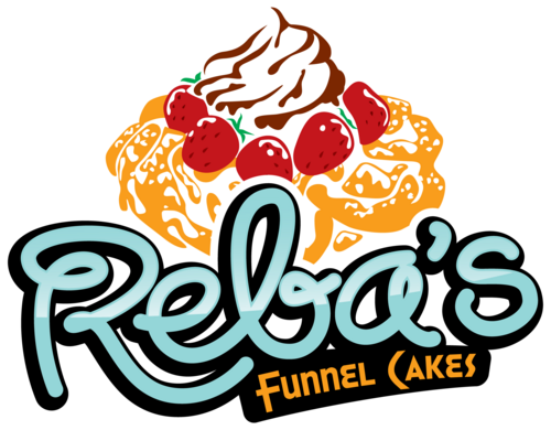 Reba's Funnel Cakes Food Truck - Funnel Cake - (500x390) Png Clipart D...
