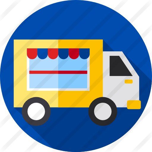 Food Truck - Food Truck Icon Png Circle (512x512)