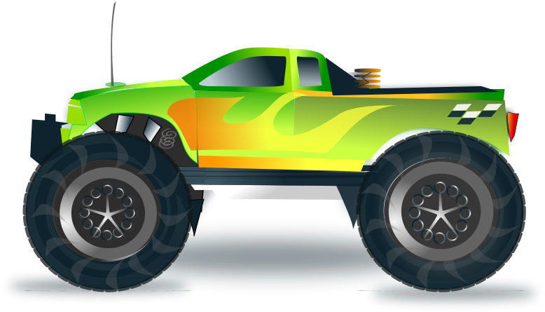 Medium Image - Personalized Monster Truck Invitations (800x476)