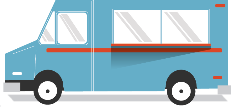 Interior Design For A Mobile Truck Business - Food Truck Clip Art (795x497)